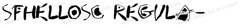 SFHelloSC Regula字体转换
